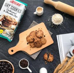 Oat Cookies Blackcurrant Chocolate Chips