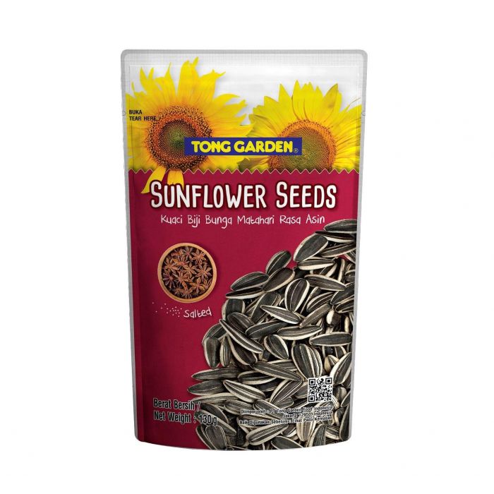 Tong Garden Sunflower Seeds With Shell 130g
